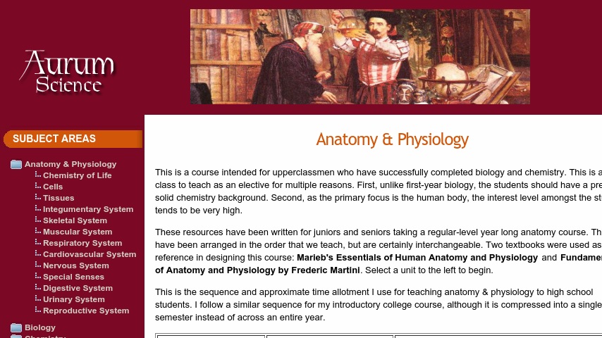 Aurum Science Anatomy Full Curriculum Curriki