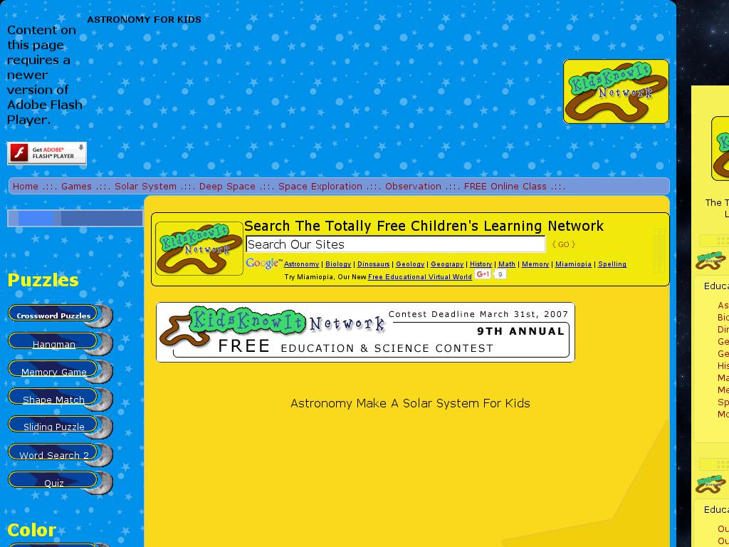 Make Your Own Solar System Curriki Http Www Kidsastronomy Com Fun Make A Solar System Htm