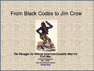 black codes jim crow